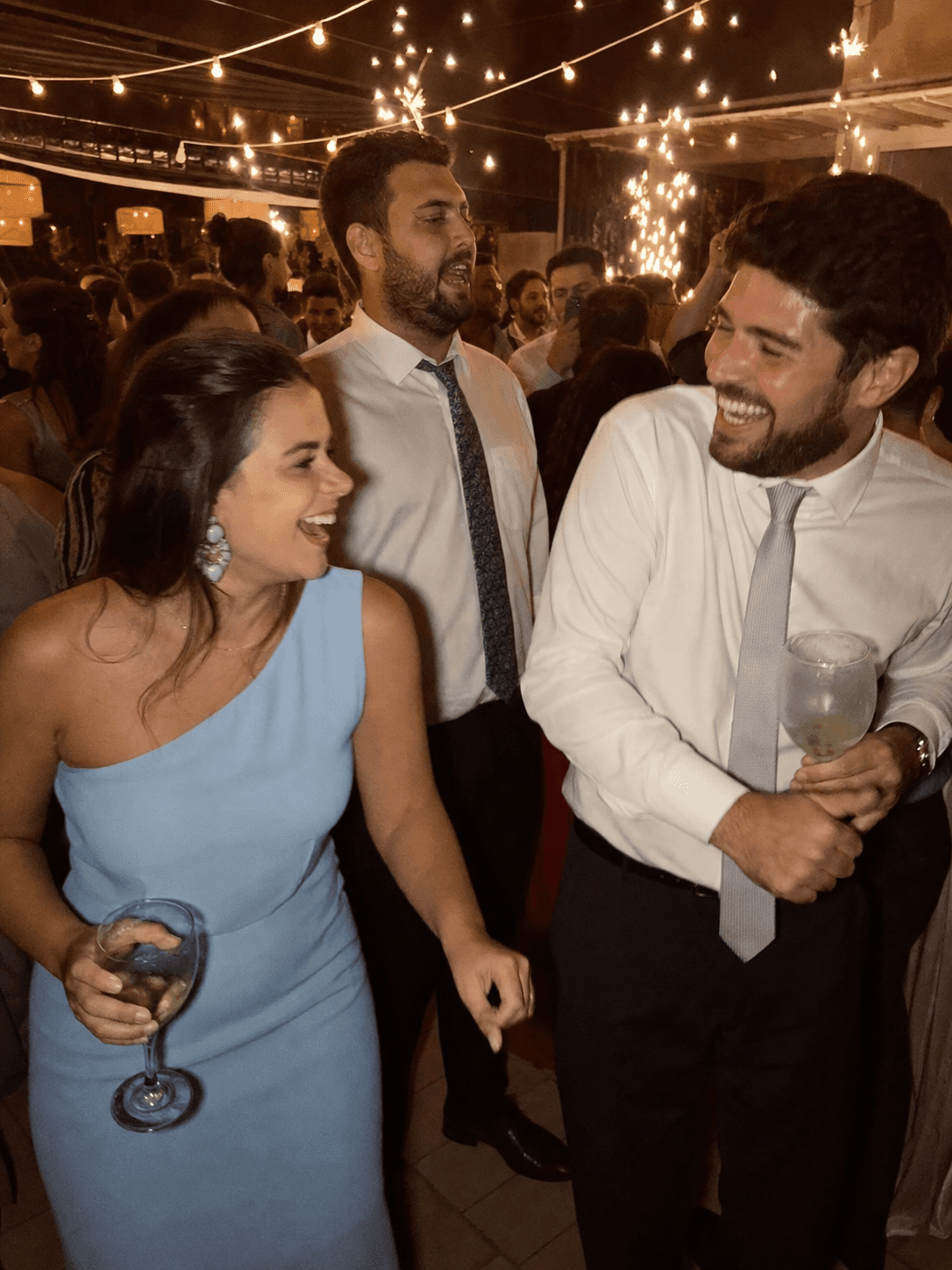 Convidados com luzes