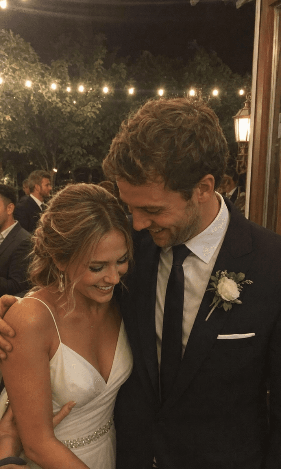 Casal na recepção